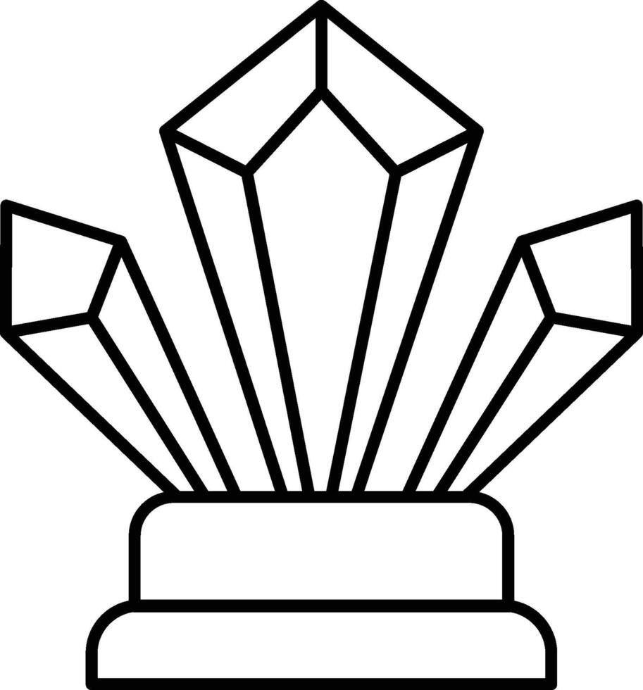 Award, victory figurine icon. Simple thin line, outline of awards icons for ui and ux, website or mobile application on white background vector