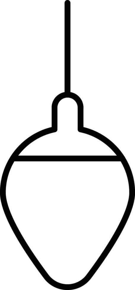 pendulum, balance icon. Simple thin line, outline of Construction tools icons for UI and UX, website or mobile application on white background vector