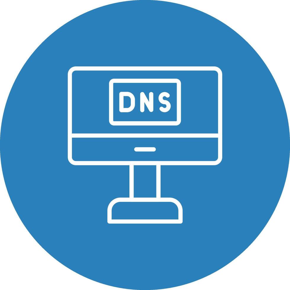 Dns of internet web domain vector
