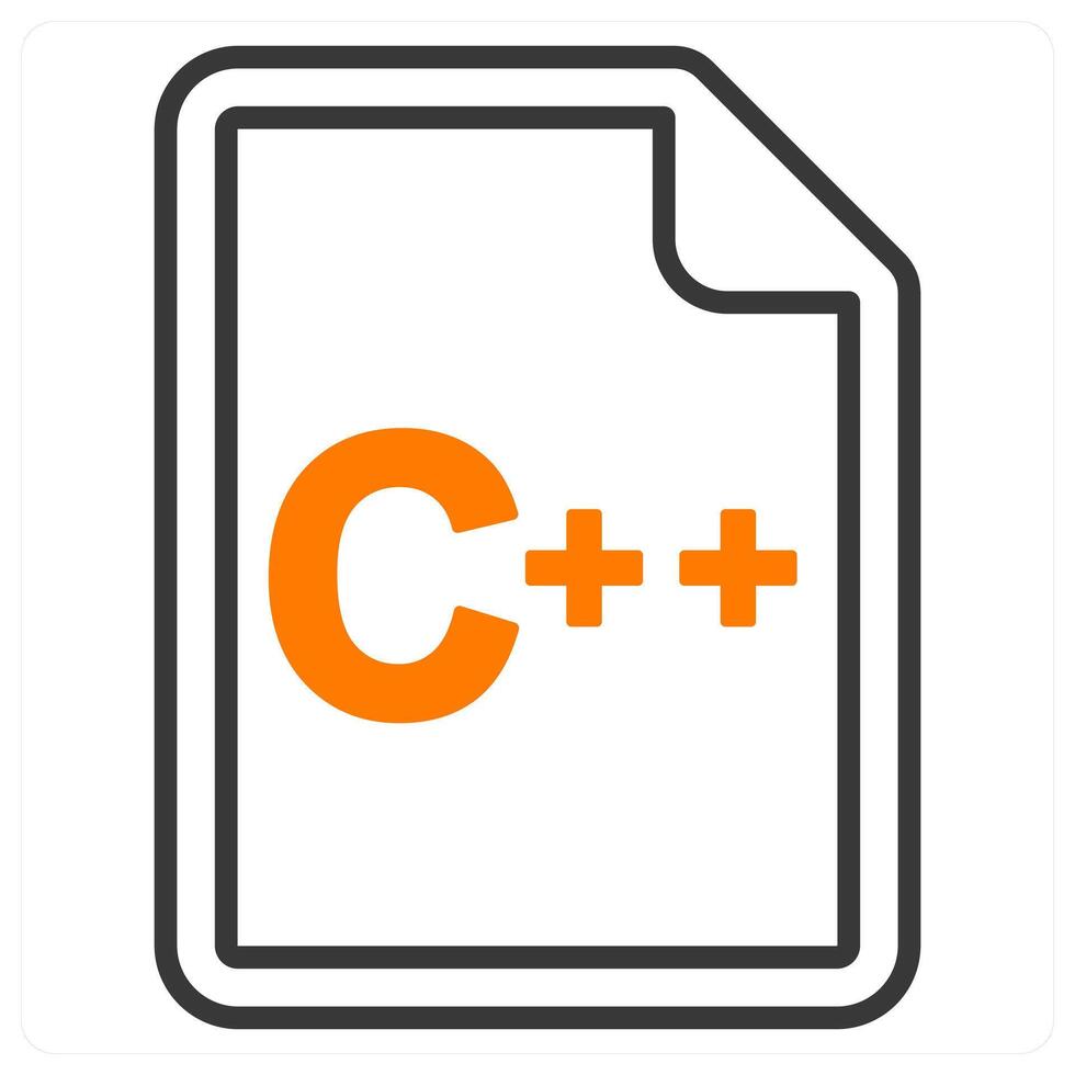 code and programming concept in orange color 69840619 Vector Art at ...