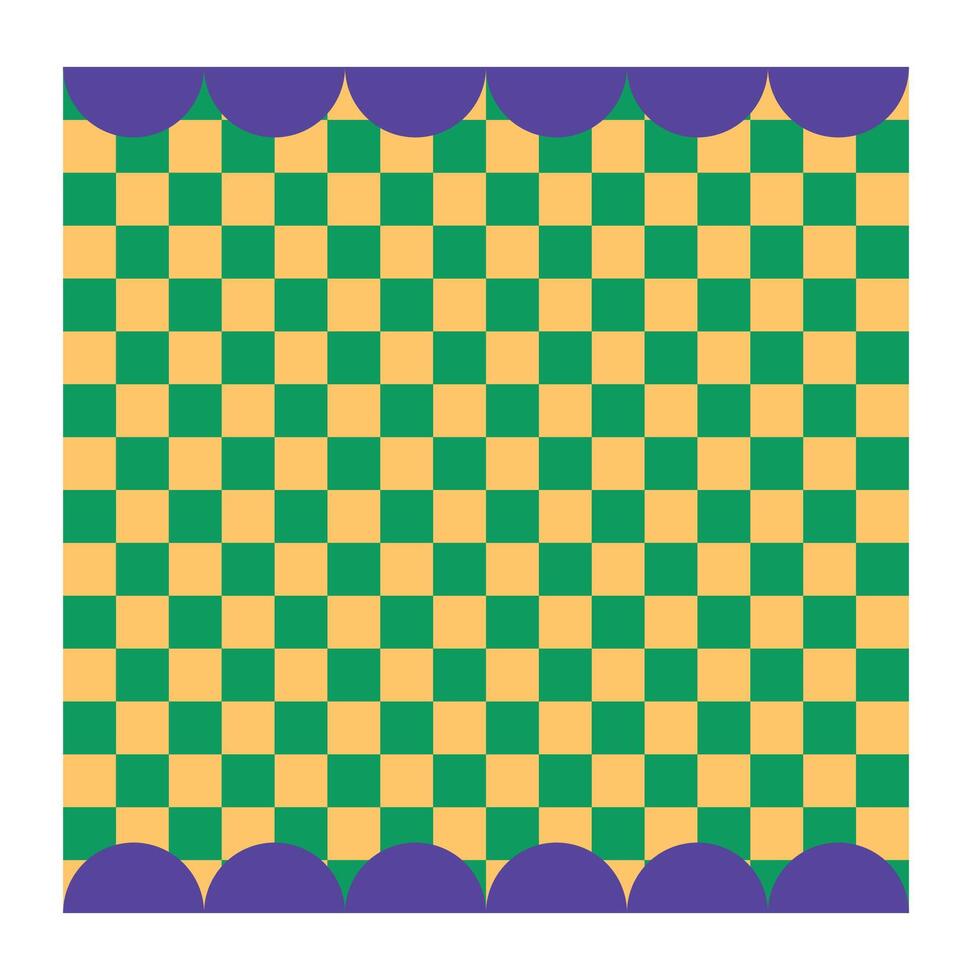 Design template chessboard unique abstract vector