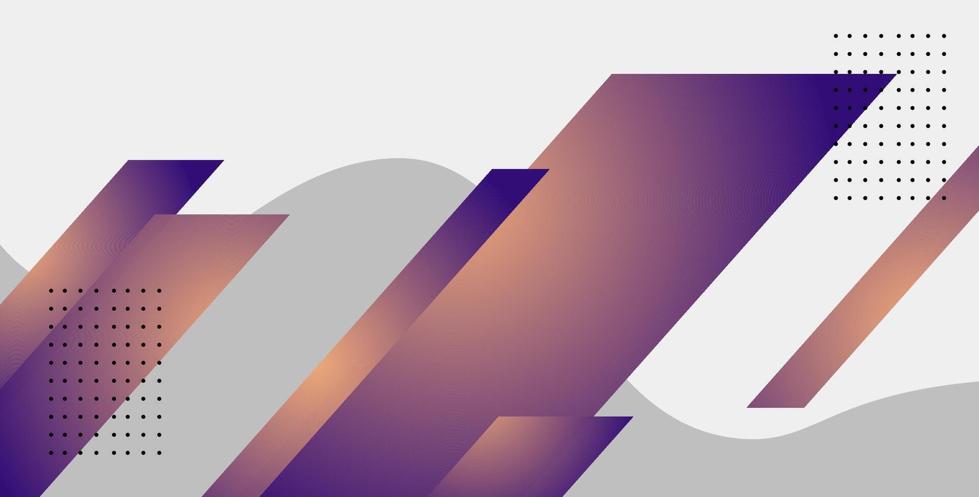 minimal abstract white, brown gradient color shape geometric background. vector