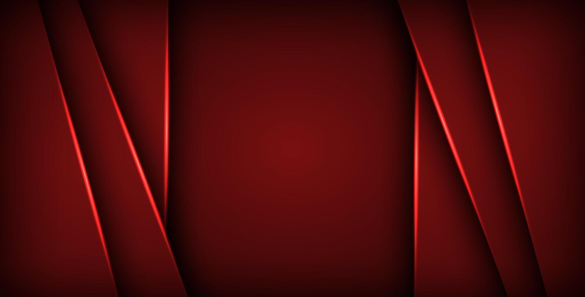 red geometric triangle background overlap layer on black space for text and background design. eps10 vector