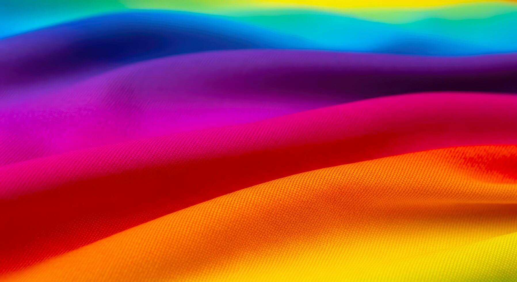rainbow fabric texture vibrant, colorful textile, gradient cloth, smooth surface, colorful pattern photo