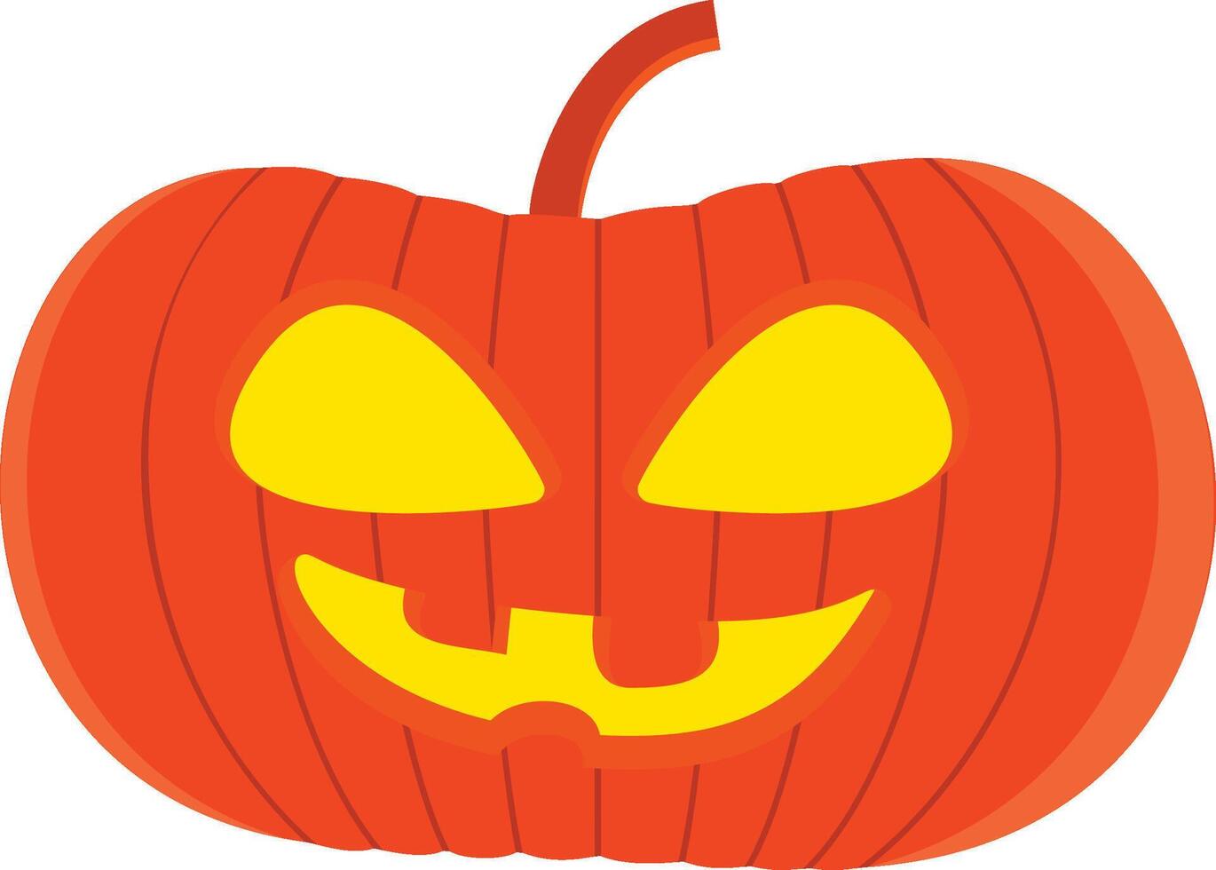 Pumpkin, color, halloween, face icon. Simple colored of halloween icons for ui and ux, website or mobile application on white background vector