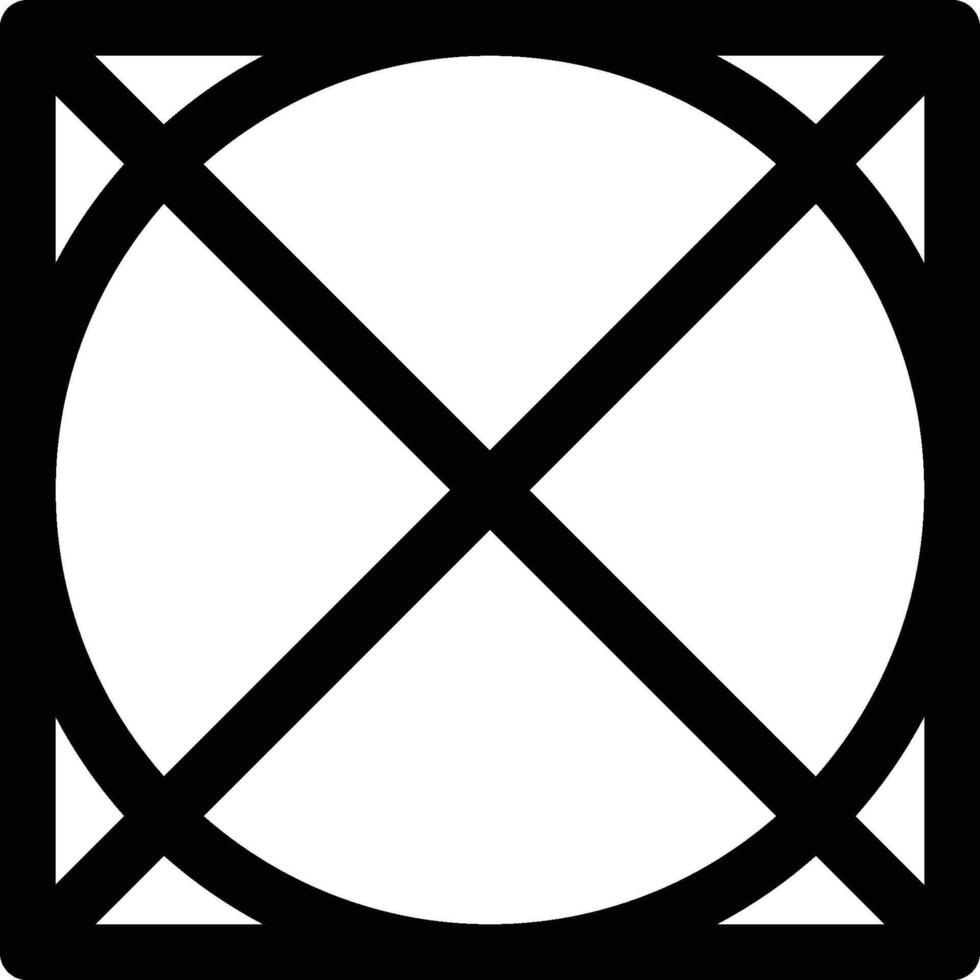 do not tumble dry icon. Simple thin line, outline of Laundry icons for UI and UX, website or mobile application on white background vector