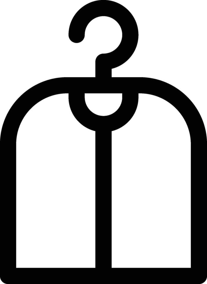 cover icon. Simple thin line, outline of Laundry icons for UI and UX, website or mobile application on white background vector