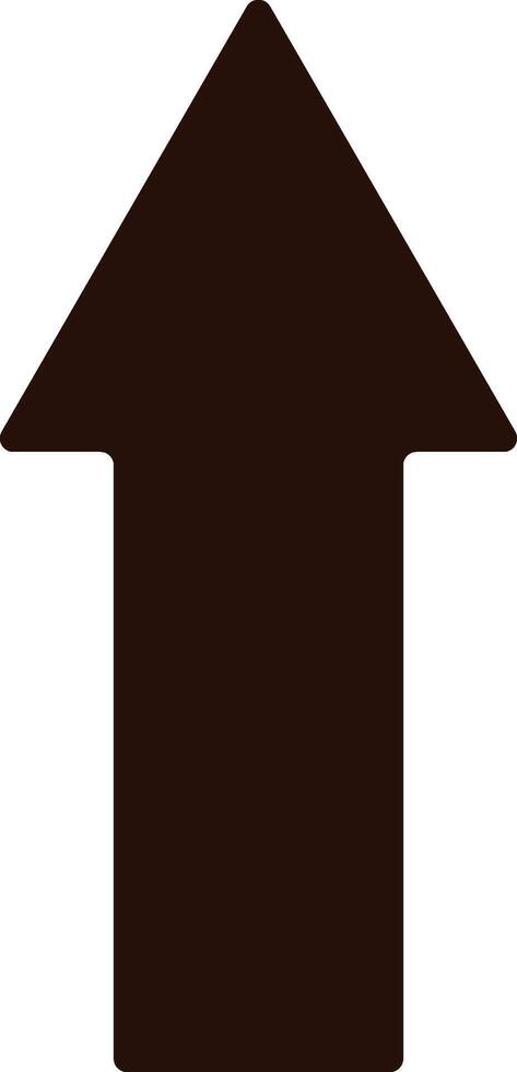 arrow icon. Simple glyph, flat of Location icons for UI and UX, website or mobile application on white background vector