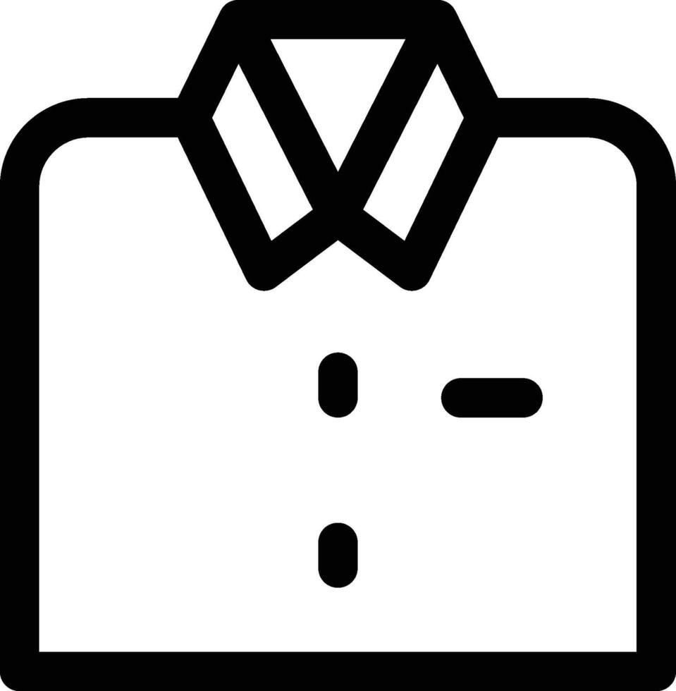 shirt icon. Simple thin line, outline of Laundry icons for UI and UX, website or mobile application on white background vector