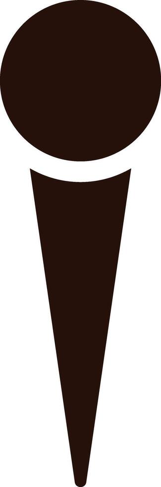 pin icon. Simple glyph, flat of Location icons for UI and UX, website or mobile application on white background vector