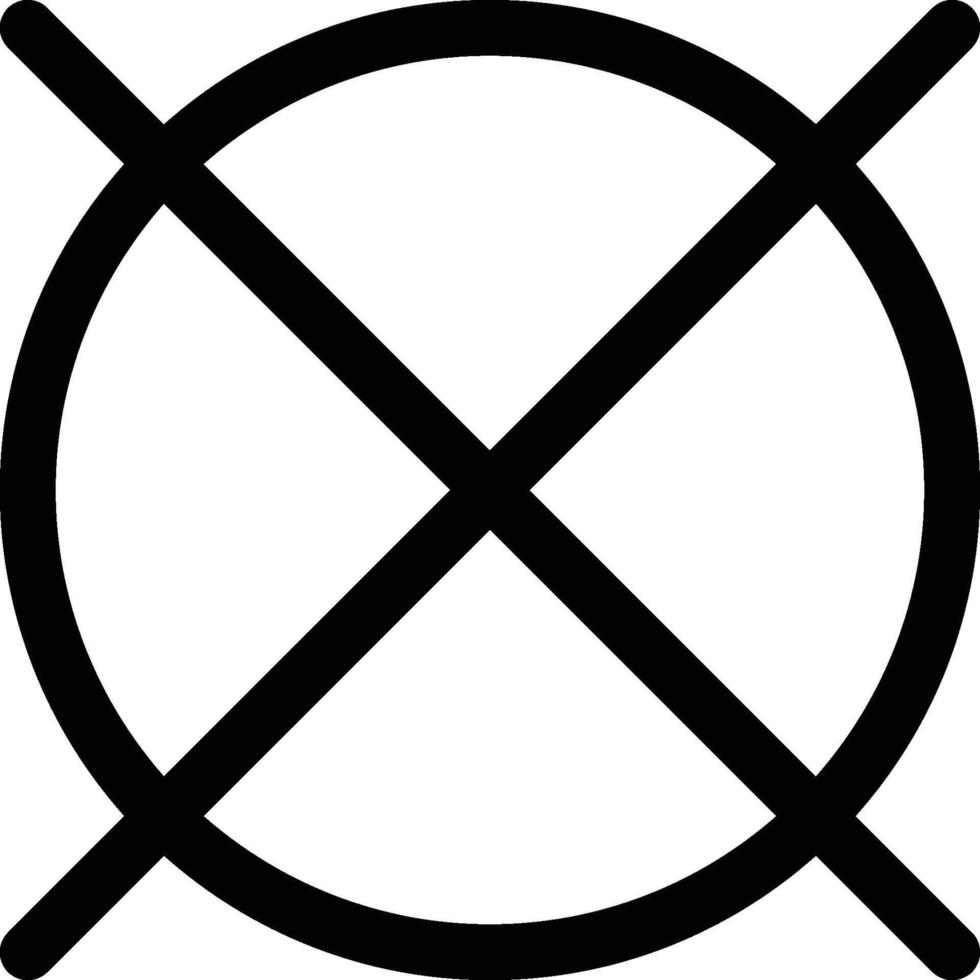 do not dry, eclipse icon. Simple thin line, outline of Laundry icons for UI and UX, website or mobile application on white background vector