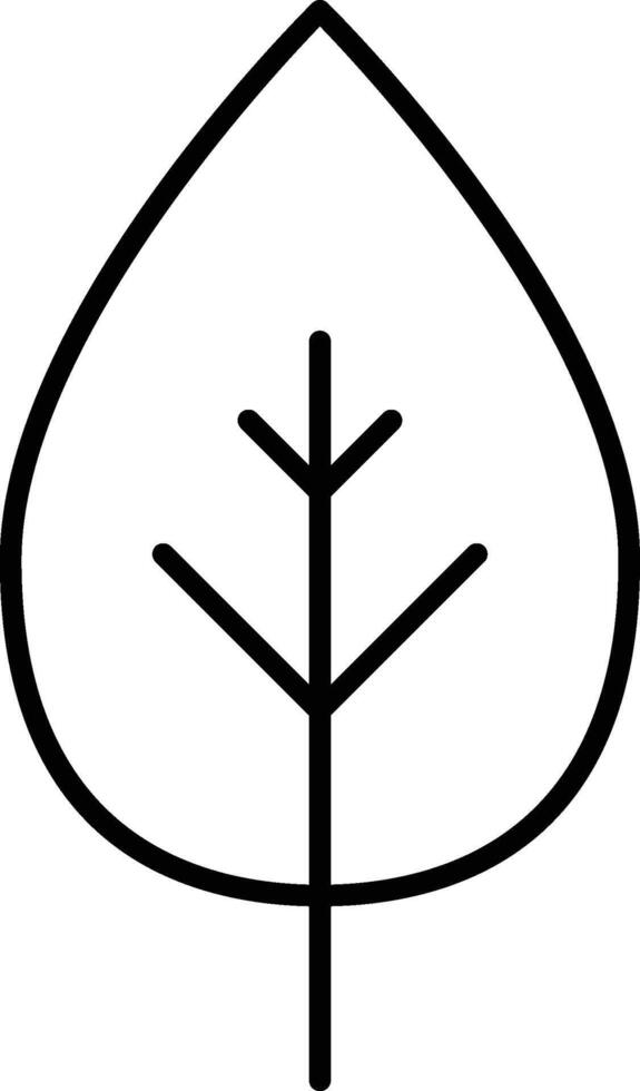 Clover leaf icon. Simple thin line, outline of Leaves icons for UI and UX, website or mobile application on white background vector