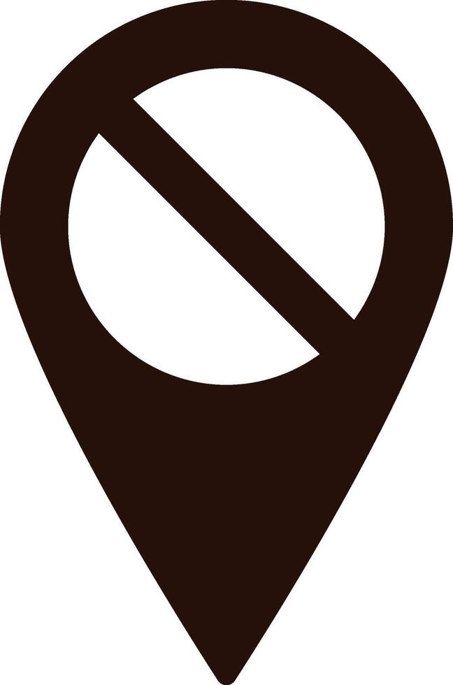 location, check icon. Simple glyph, flat of Location icons for UI and UX, website vector