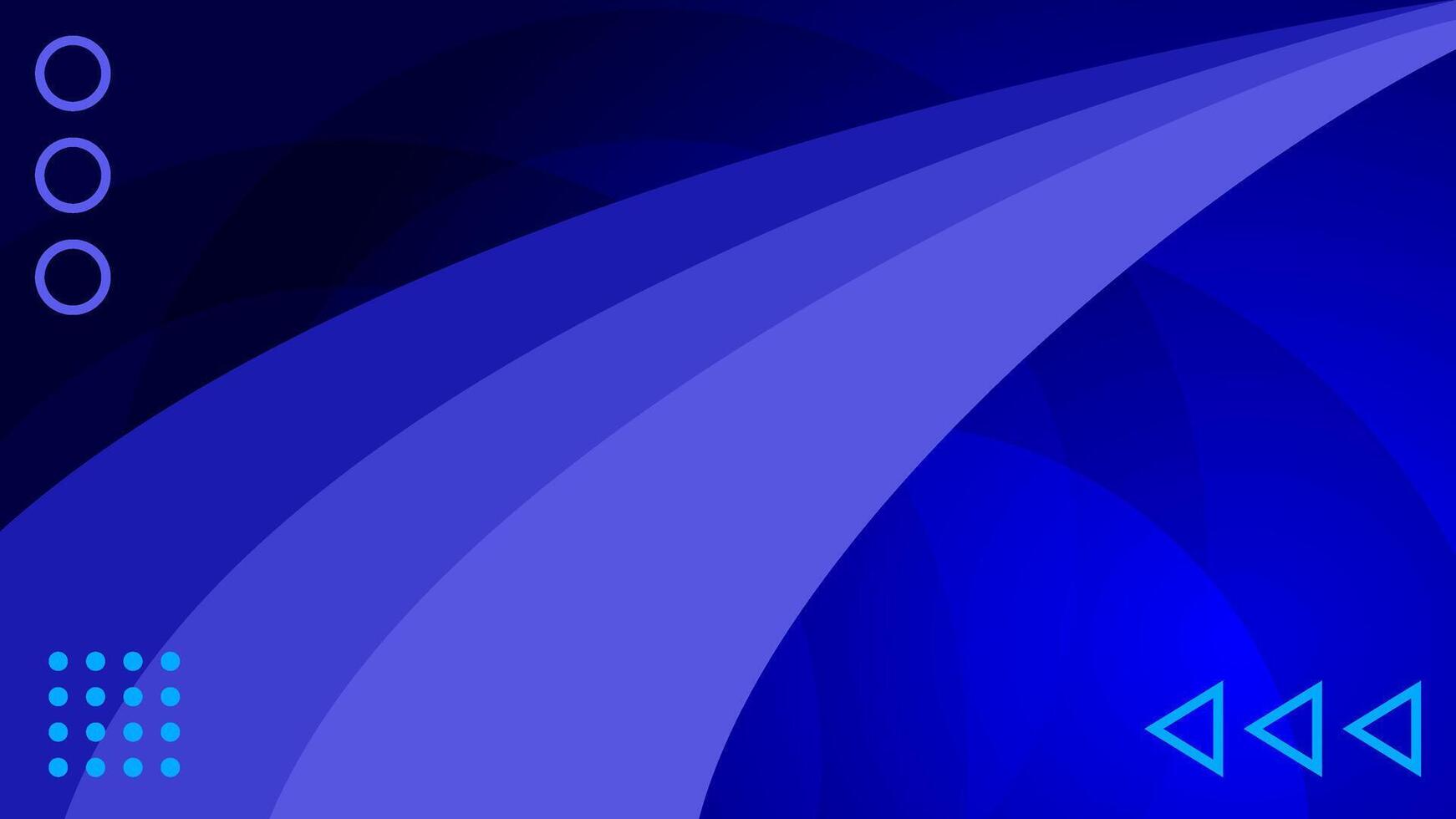 blue color geometric background. Trendy gradient shapes composition. Cool background design for posters, web, banner, flyer vector