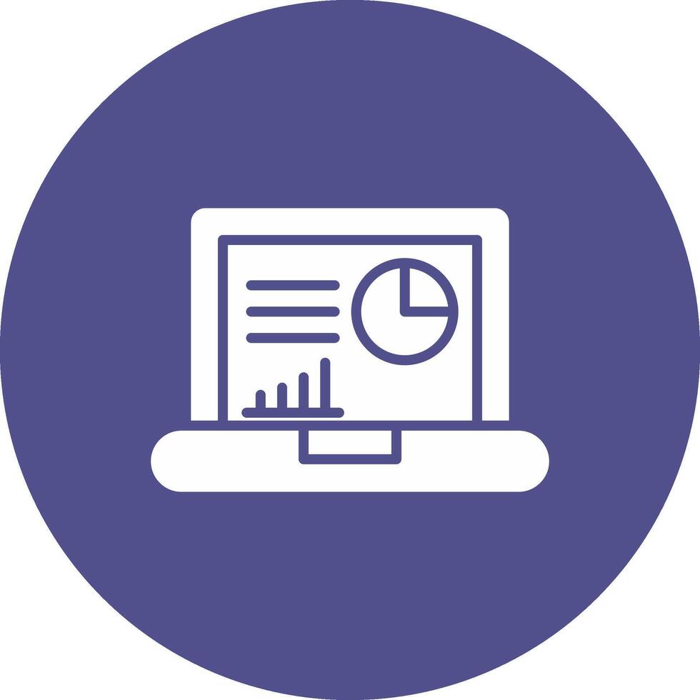 Dashboard internet data monitor analytics vector