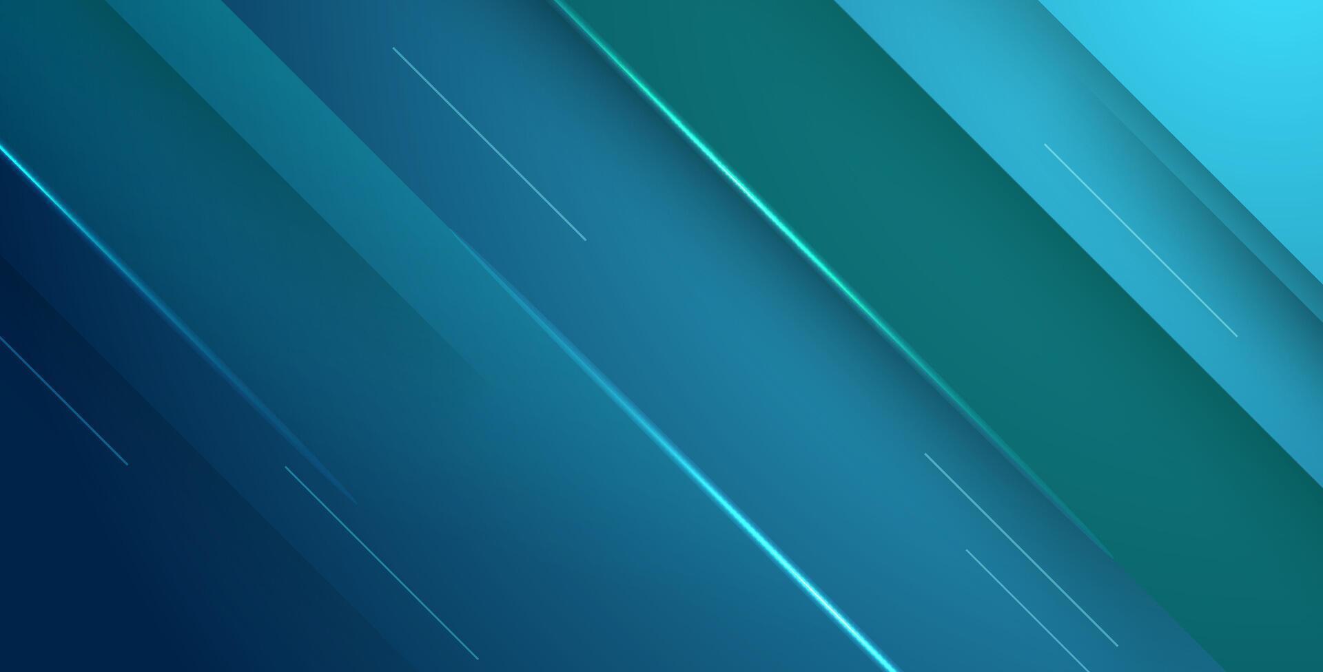 Abstract blue background with dynamic lines vector