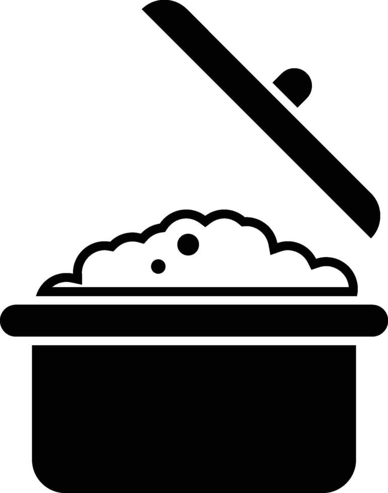 saucepan, soup icon. Simple glyph element of Food icons set for UI and UX, website or mobile application on white background vector