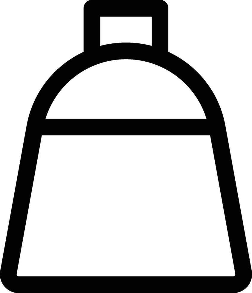 ketchup bottle icon. Simple thin line, outline of Glass drink icons for UI and UX, website or mobile application on white background vector