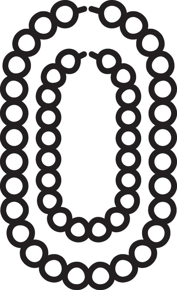 Mardi gras, chains icon. Simple thin line, outline of Mardi Gras icons for UI and UX, website or mobile application on white background vector