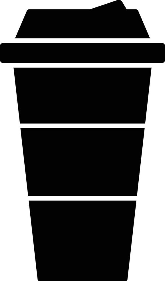 coffee, cappuccino, drink icon. Simple glyph element of Food icons set for UI and UX, website or mobile application on white background vector