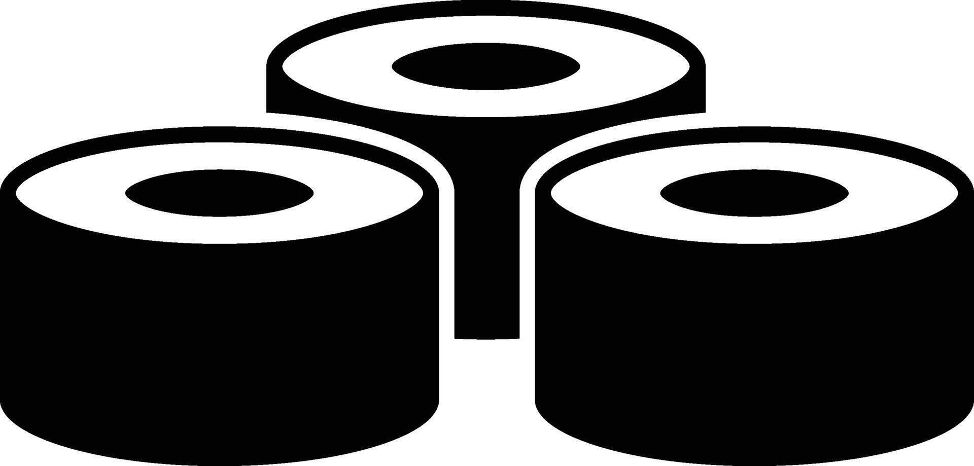 sushi, fish icon. Simple glyph element of Food icons set for UI and UX, website or mobile application vector