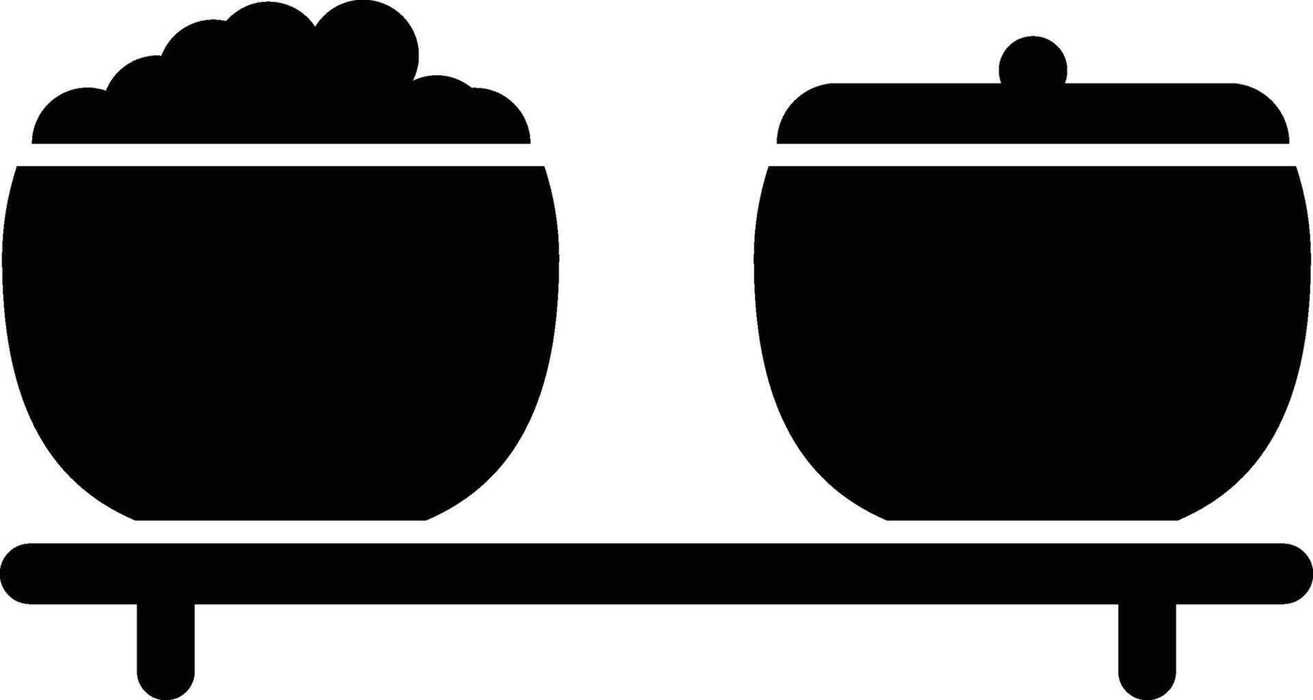 food, soup, mashed potatoes icon. Simple glyph element of Food icons set for UI and UX, website or mobile application on white background vector