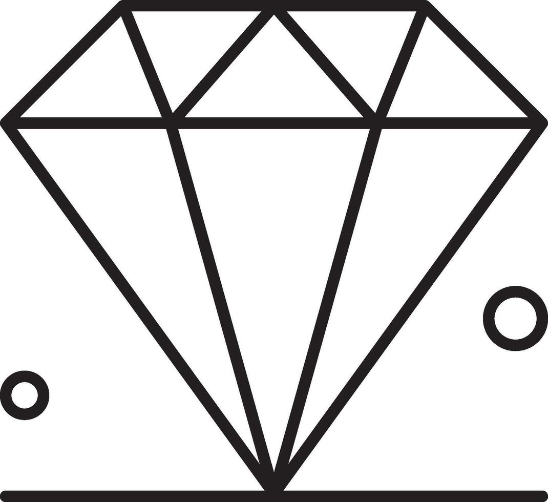 Mardi gras, diamond icon. Simple thin line, outline of Mardi Gras icons for UI and UX, website or mobile application on white background vector