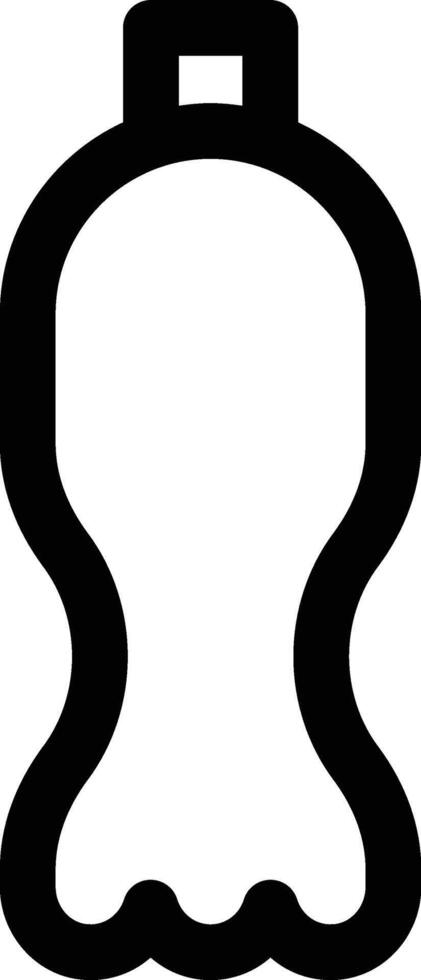 oil bottle icon. Simple thin line, outline of Glass drink icons for UI and UX, website or mobile application on white background vector