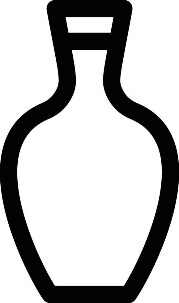 mustard bottle icon. Simple thin line, outline of Glass drink icons for UI and UX, website or mobile application on white background vector