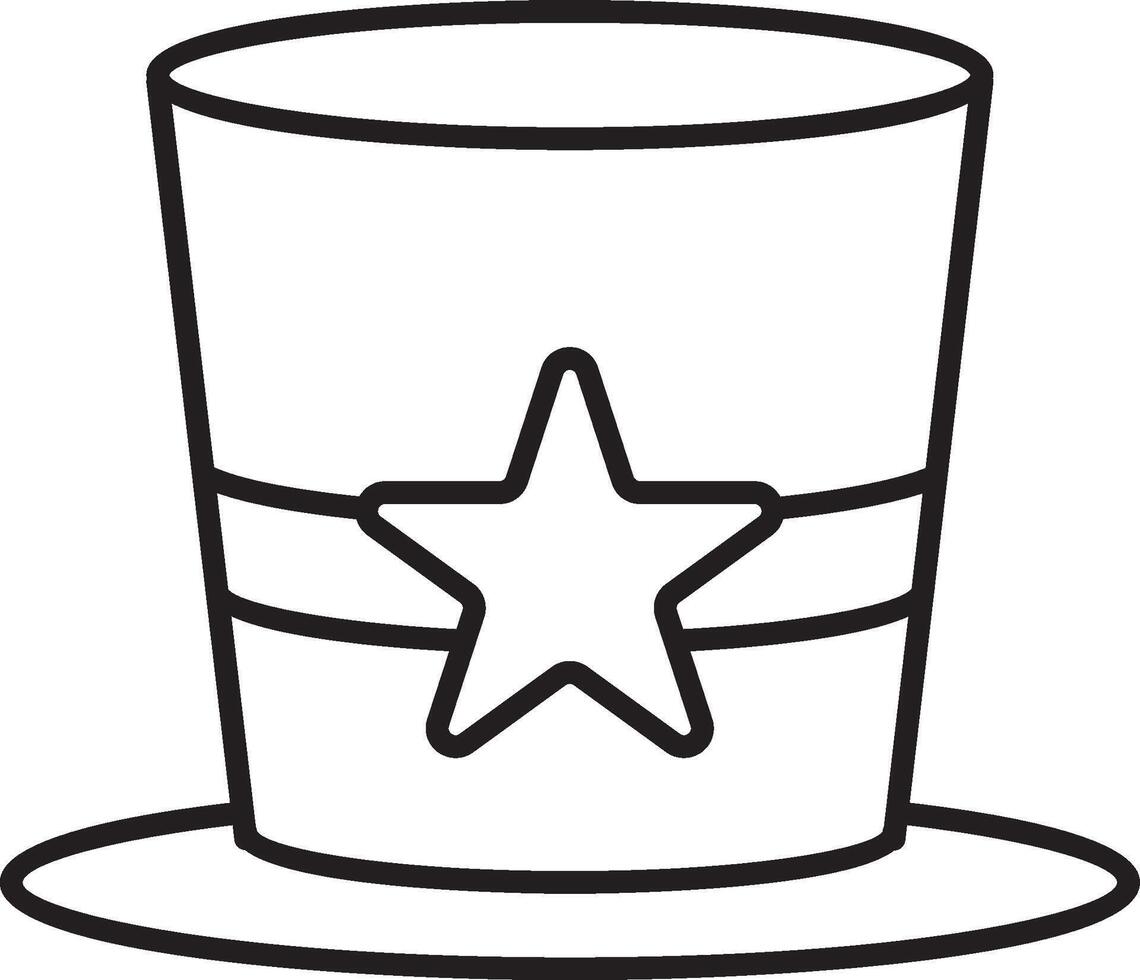 Mardi gras, hat icon. Simple thin line, outline of Mardi Gras icons for UI and UX, website or mobile application on white vector