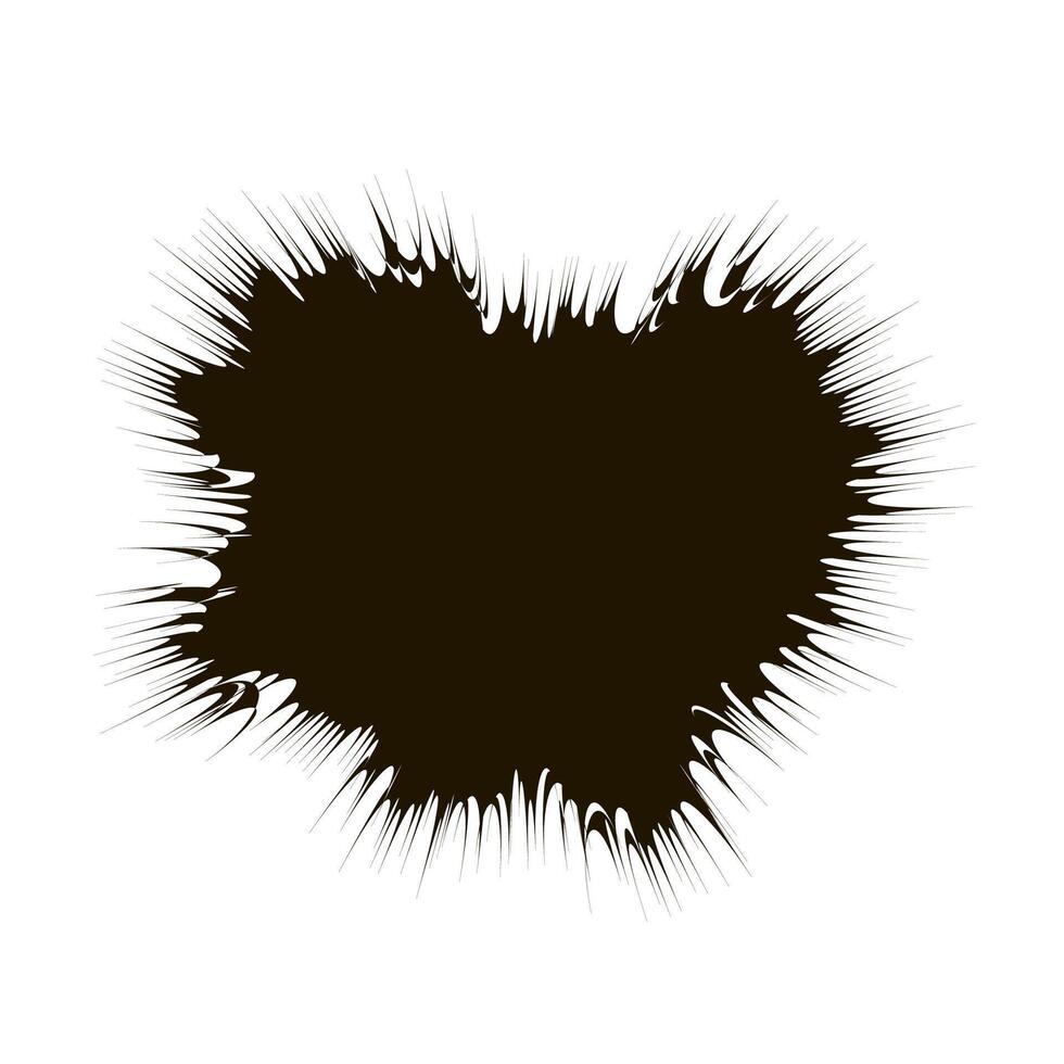 Explode Flash, Splatter Cartoon Explosion, Star Burst Isolated on White Background vector