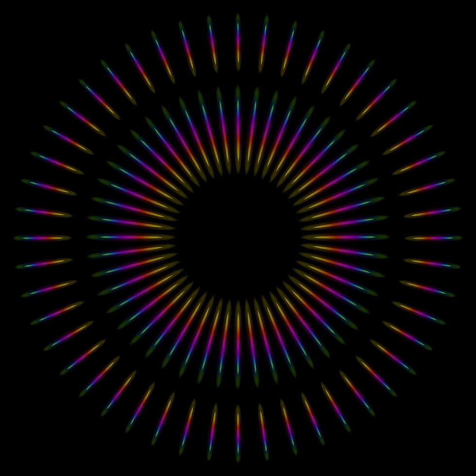 Light Refractions with Rainbow Sunlight Effect. Holographic Rays with Transparency. Crystal Light Effects. Gem Stone Isolated. Bright Reflection Flare. Shiny Glare from Diamonds vector