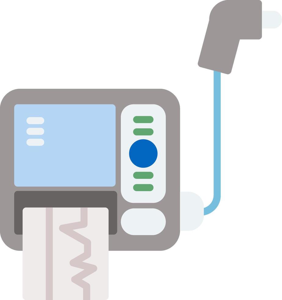 Spirometry Lung Function Test Flat vector