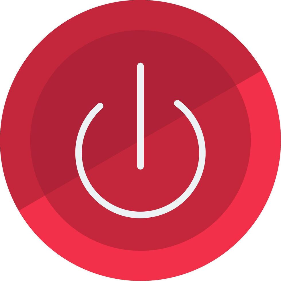 Power Button Switch Flat vector