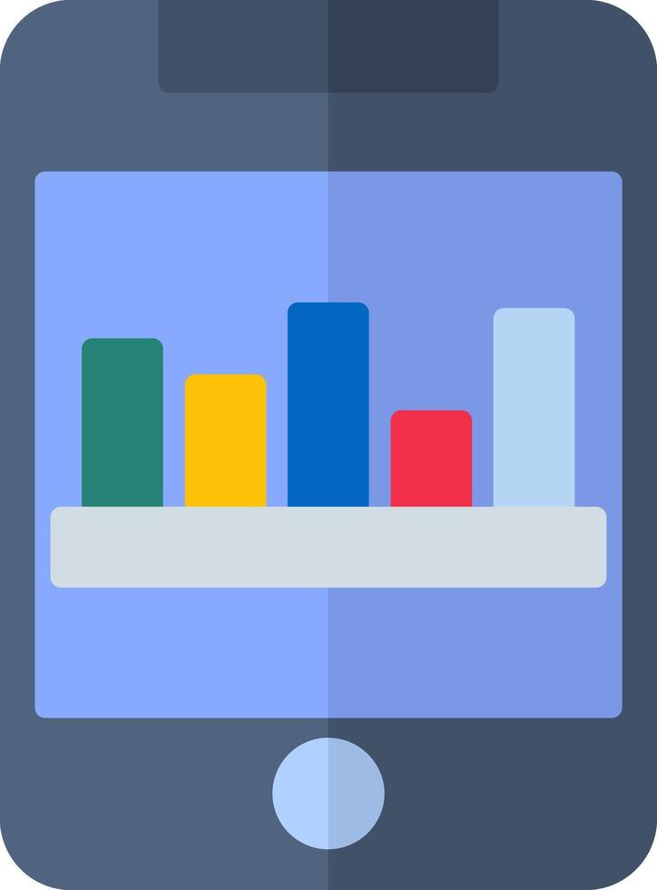 Bar Chart Graph Flat vector
