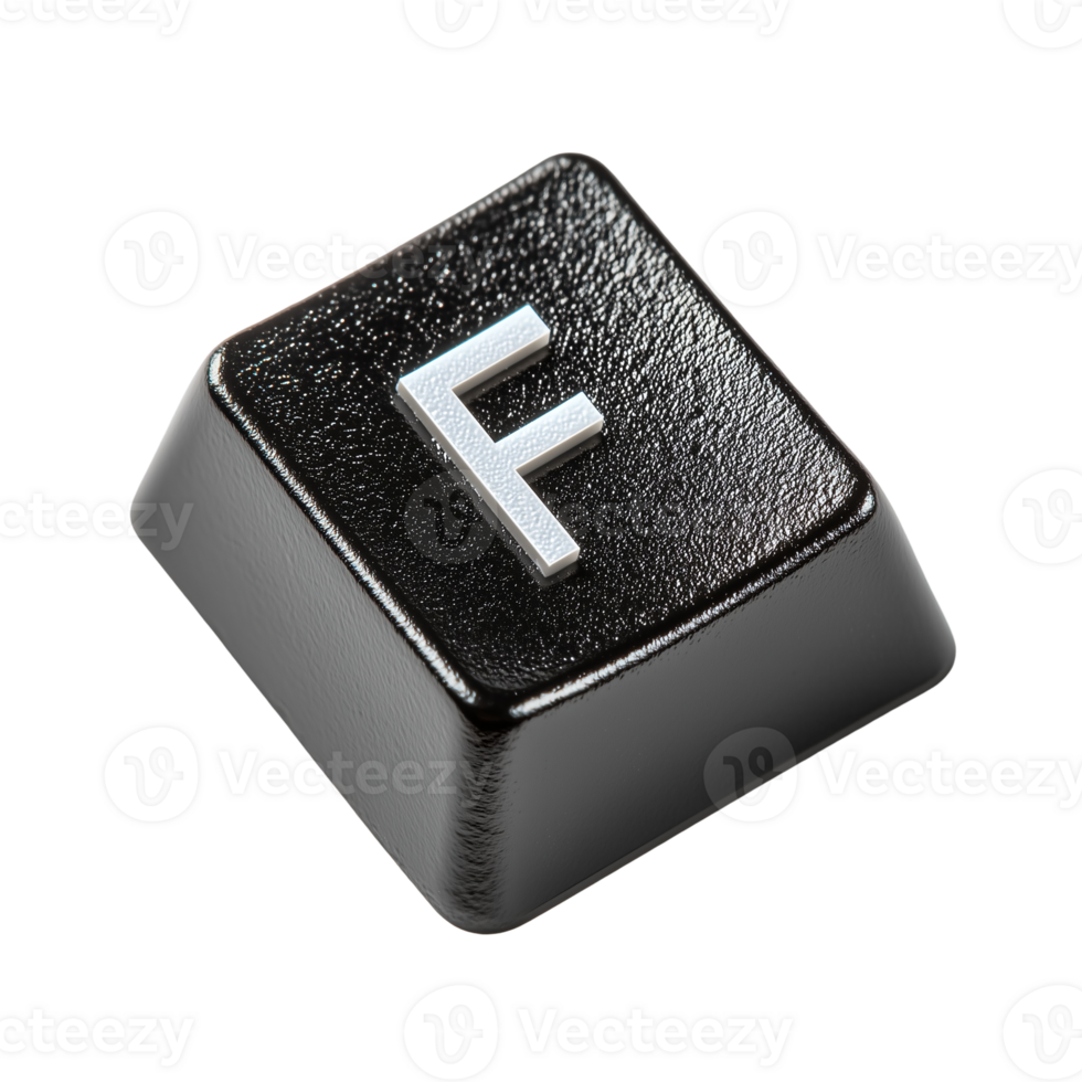 Keyboard key f computer input device technology hardware pc letter button keycap png
