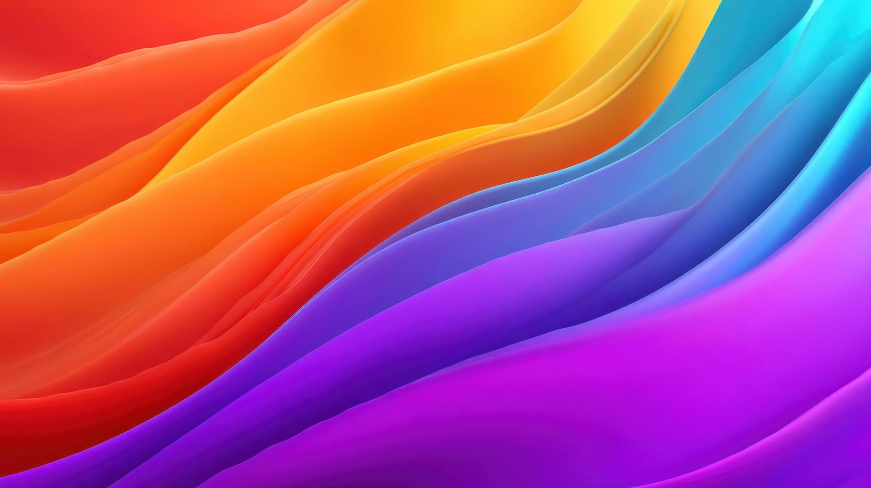 Vibrant gradient abstract wave colorful background fluid shape neon spectrum dynamic flow smooth curve vivid hue Calm energy flows across layered photo