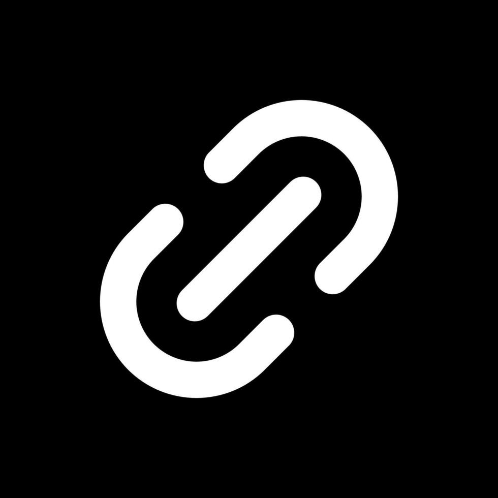 Link icon design illustration. Link icon vectors. Link icon design isolated on a black background. Link icon simple sign. chain icons similar design vector