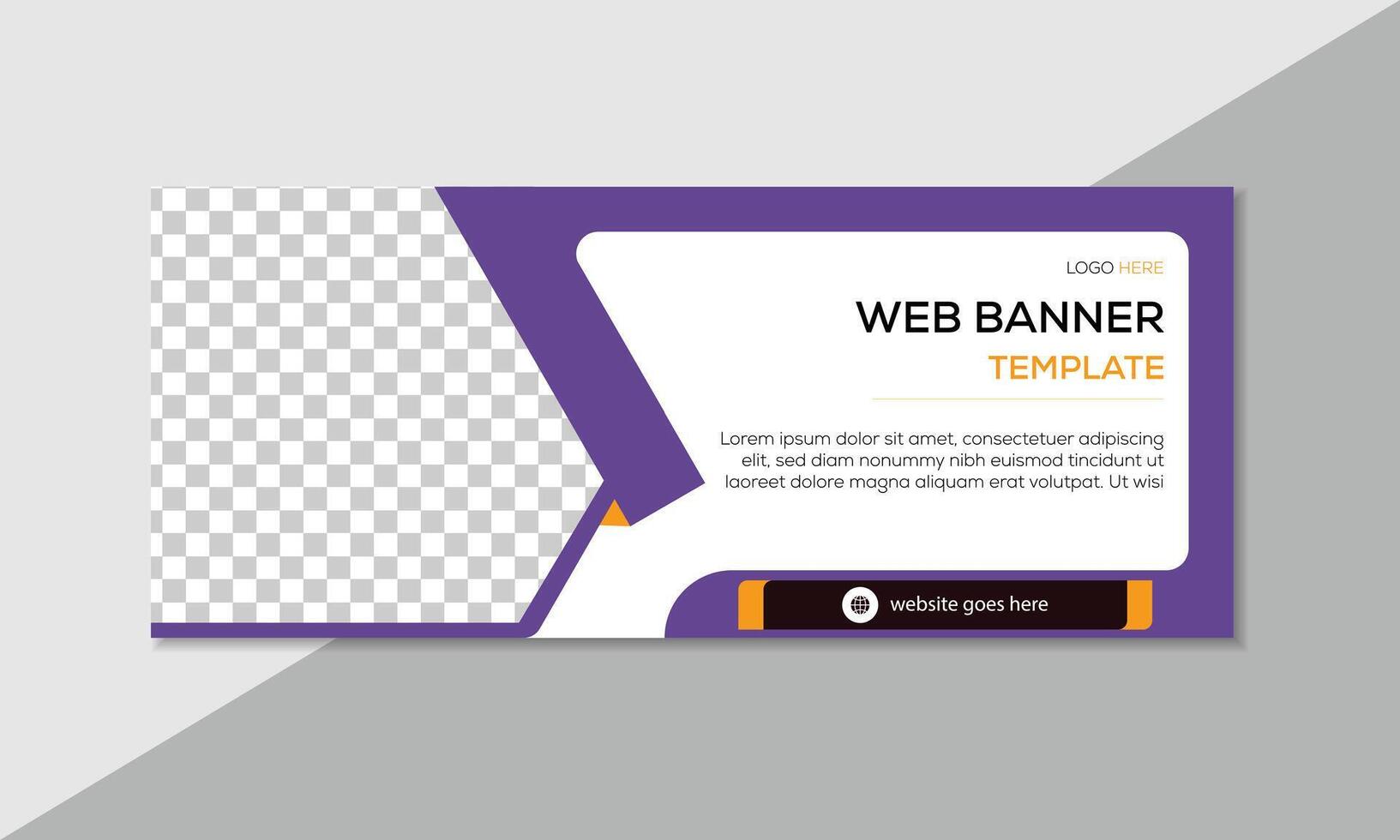 corporativo web bandera modelo negocio sitio web encabezamiento diseño vector