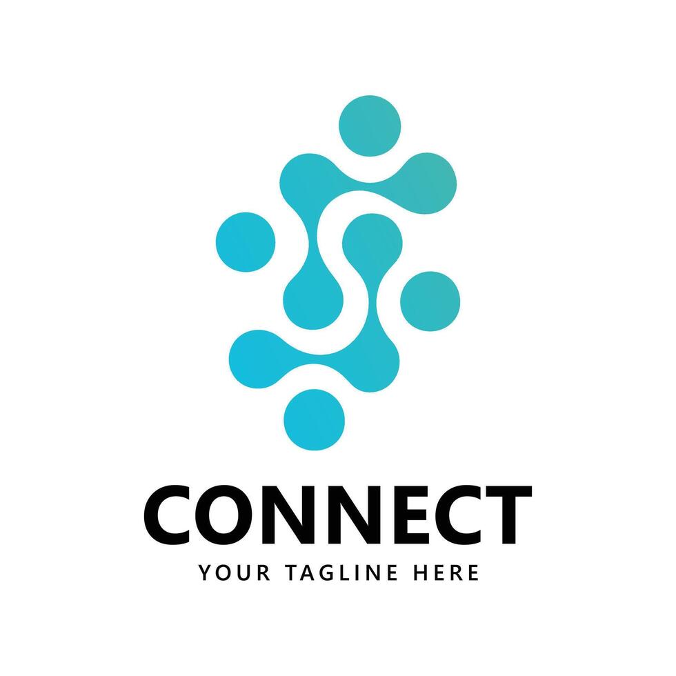 Molecul tech design element idea with modern concept vector