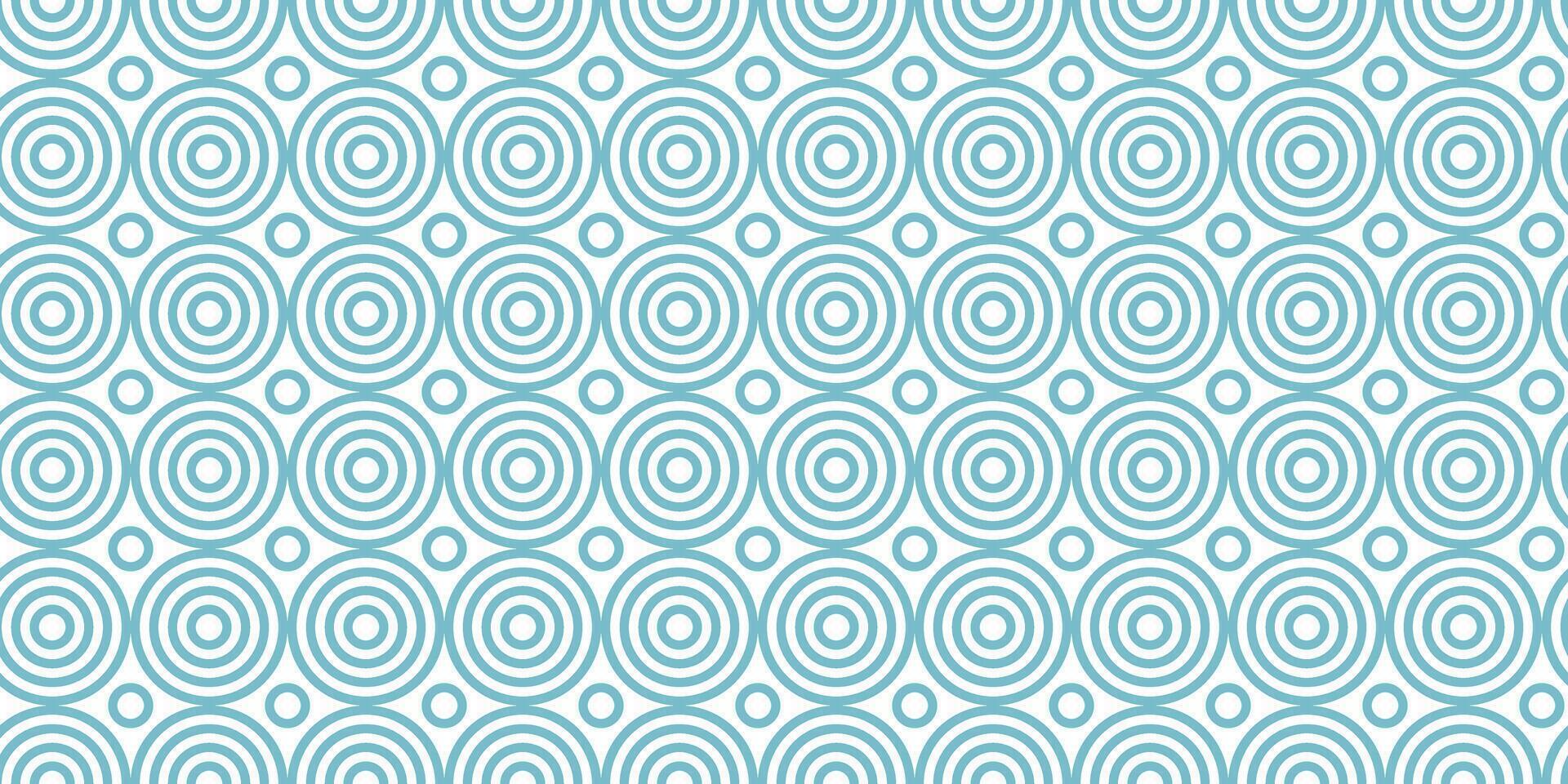 Abstract Seamless Pattern with Concentric Circles vector
