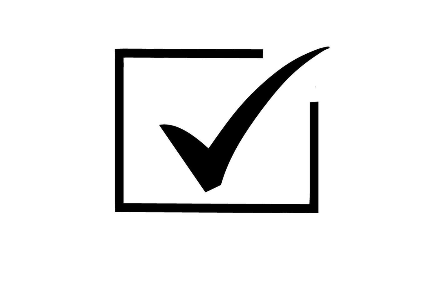 Check Mark in Box, Selection Process, Approval Concept vector