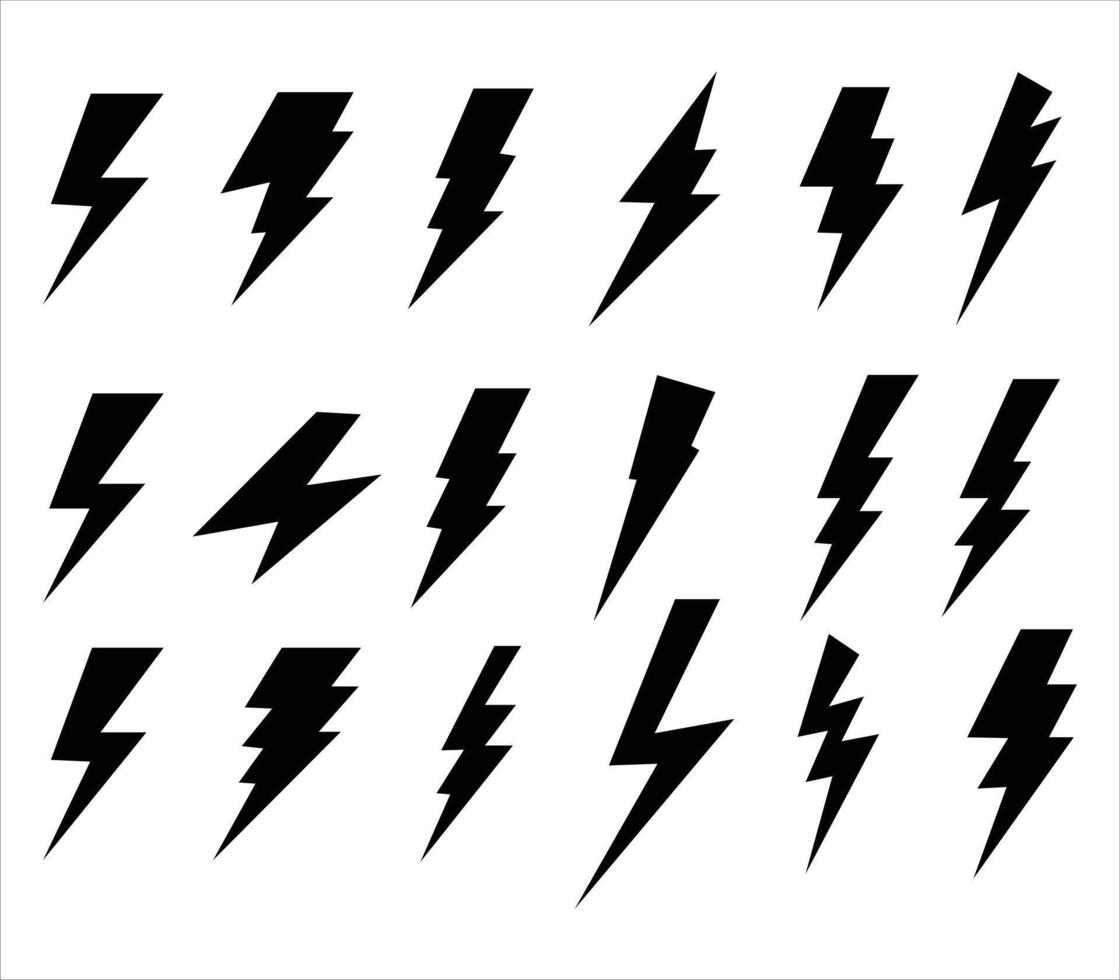 Dynamic lightning bolts pattern, perfect for electrifying backgrounds or adding a jolt to your designs now vector