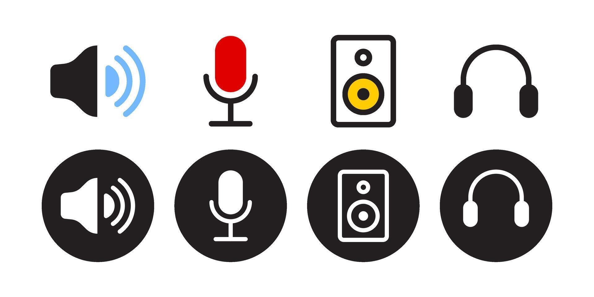 Cloud and Server Icons. Secure and Unsecure Data vector