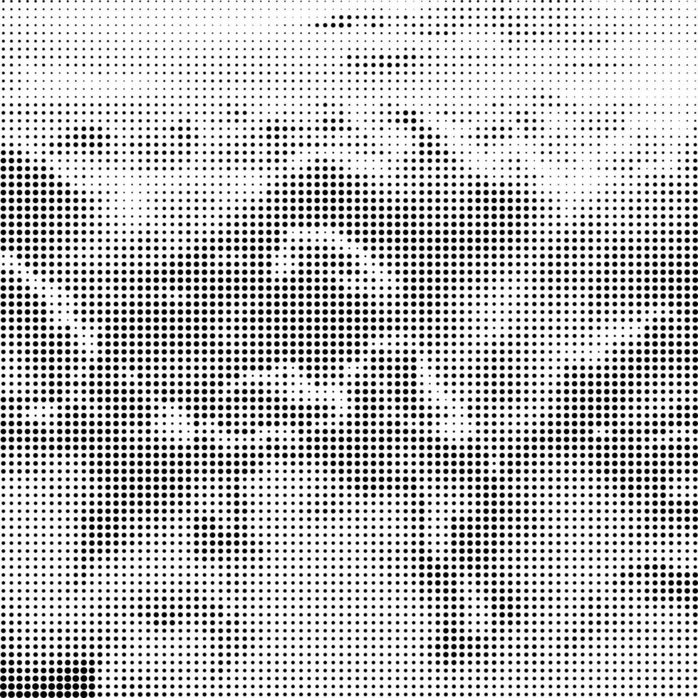 Halftone Pattern. Set of Dots. Dotted Texture on White Background. Overlay Grunge Template. Distress Linear Design. Fade Monochrome Points. vector