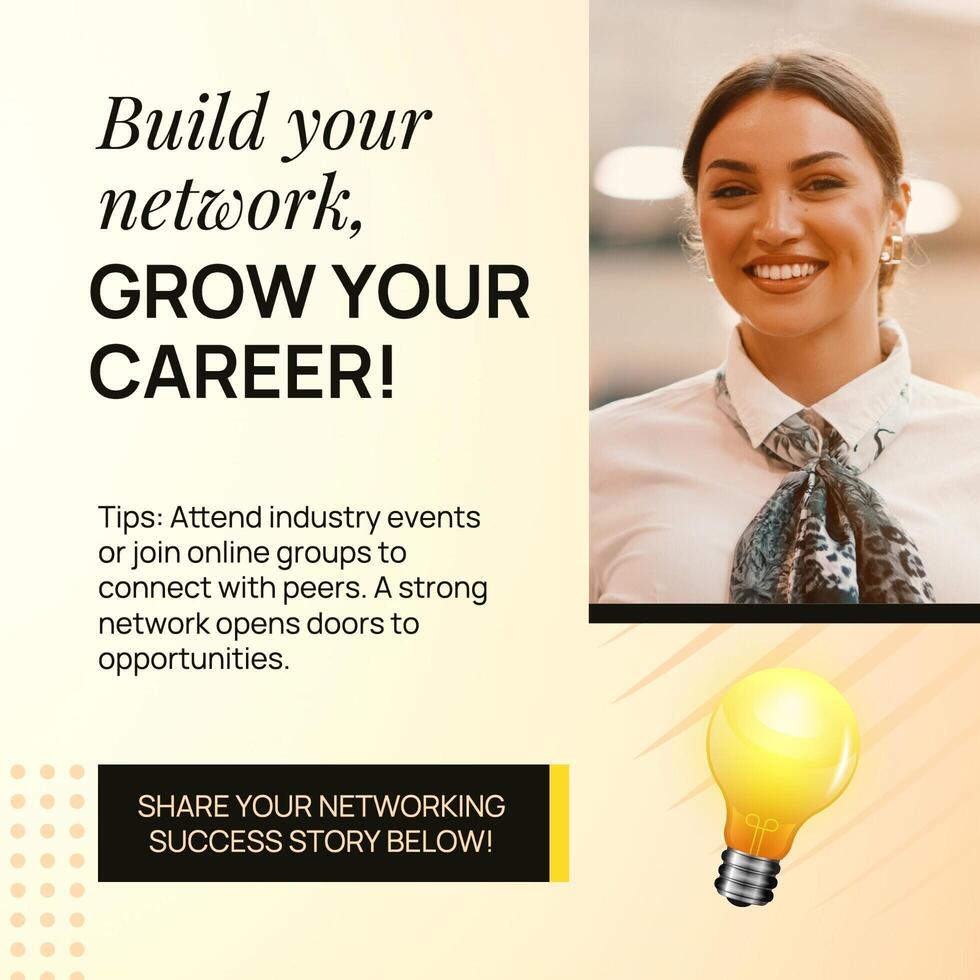 About Career Linkedin Post template