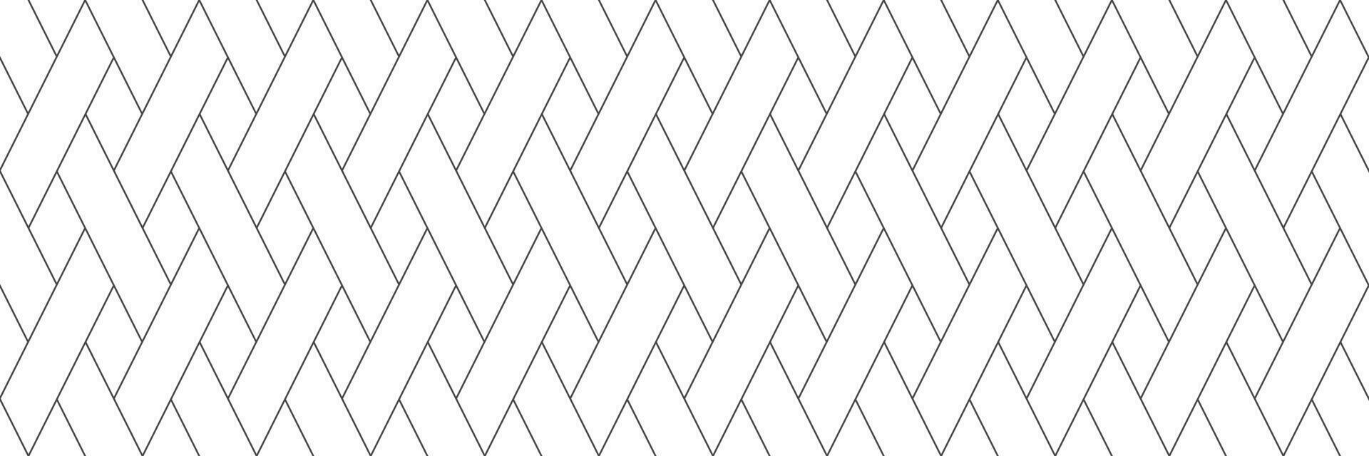 Seamless geometric outline pattern. Diagonal lines background vector
