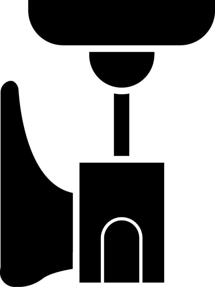 Broken Leg Gradient Styled Visual Element vector