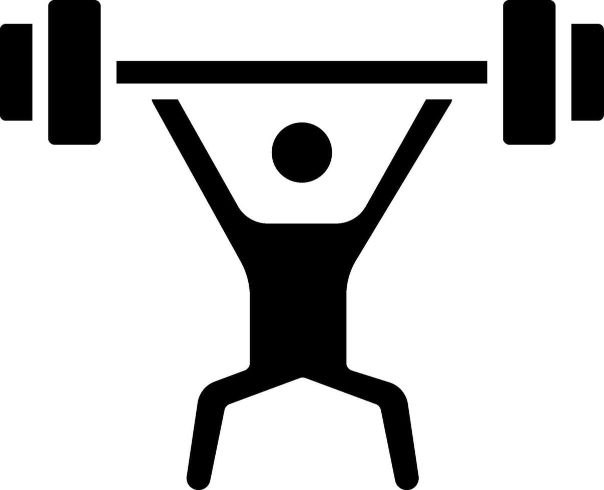 PowerLifting Minimal Clean UI Element vector