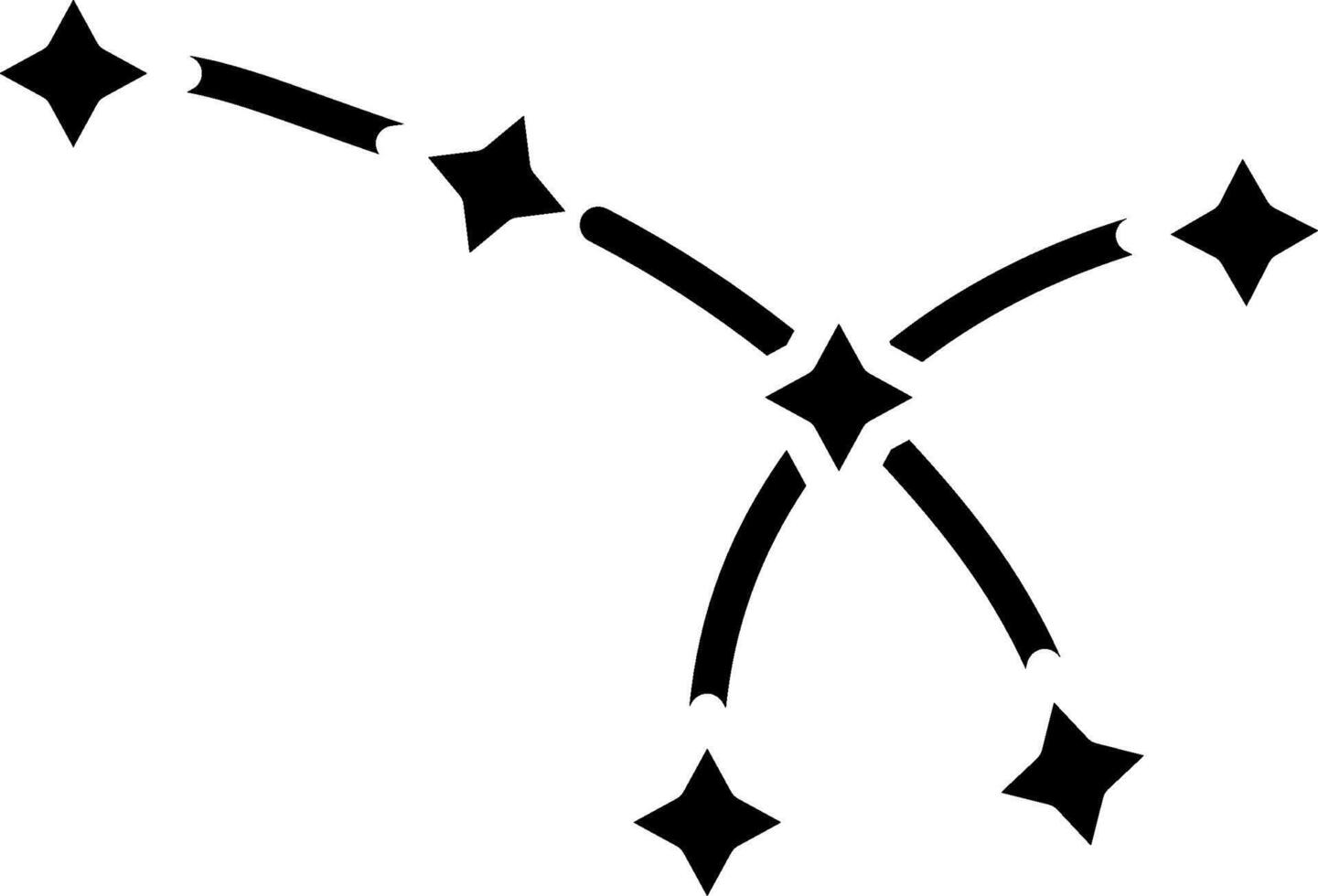 Constellation Web Based Design Element vector